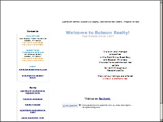 Web site www.bobsonrealty.com, Bobson Realty Trust