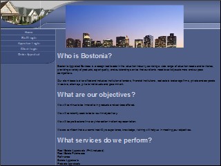 Web site www.bostoniaonline.com, Bostonia Appraisal Svc