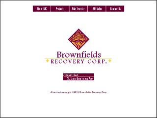 Web site www.brownfields-recovery.com, Brownsfield Recovery Corp