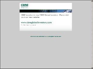 Web site www.cbreinvestors.com, C B Richard Ellis