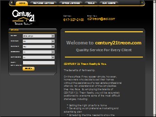 Web site www.century21treon.com, Treon Realty Group