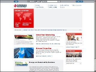 Web site www.cushwake.com, Cushman & Wakefield Inc