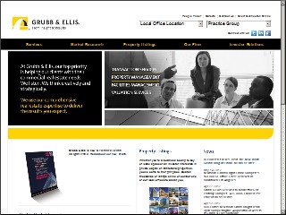 Web site www.grubb-ellis.com, Grubb & Ellis Co