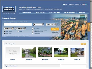 Web site www.newenglandmoves.com, Coldwell Banker