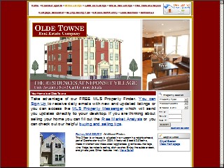 Web site www.oldetownere.com, Olde Towne Real Estate