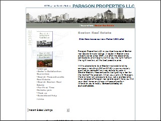 Web site www.paragonproperties.com, Paragon Properties Inc